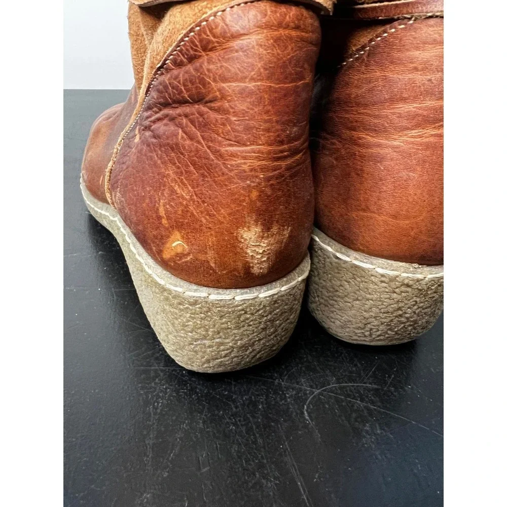 MAXINE Women's Brown Shearling Winter‎ Boots Size 6